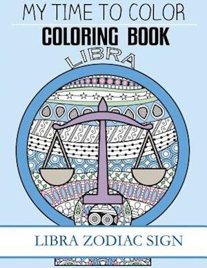 Libra Zodiac Sign - Adult Coloring Book