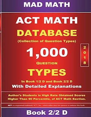 2018 ACT Math Database 2-2 D