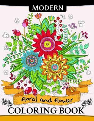 Modern Floral and Flower Coloring Book