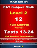 2018 SAT Subject Level 2 Book B Tests 13-24