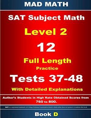 2018 SAT Subject Level 2 Book D Tests 37-48