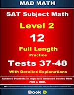 2018 SAT Subject Level 2 Book D Tests 37-48