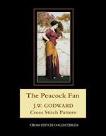 The Peacock Fan: J.W. Godward Cross Stitch Pattern 