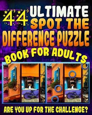 Ultimate Spot the Difference Puzzle Book for Adults -