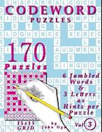 Codeword Puzzles: 170 Puzzles, Volume 3 