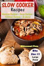 Slow Cooker Recipes - Bite Size #7: Mexican Recipes - Soup Recipes - Chicken Recipes - & More! 