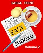 Large Print Sudoku Easy Sudoku Volume 2