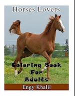 Coloring Book For Adults: Horse Coloring Book For Adults 