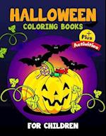 Halloween Coloring Books for Children Plus Activities