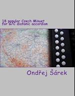 18 Popular Czech Minuet for G/C Diatonic Accordion