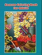 Seasons Coloring Book for Adults