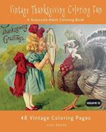Vintage Thanksgiving Coloring Fun