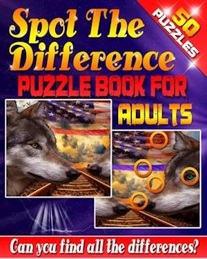 Spot the Difference Puzzle Book for Adults -