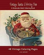 Vintage Santa Coloring Fun