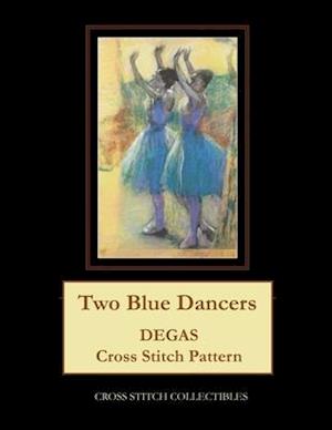 Two Blue Dancers: Degas Cross Stitch Pattern