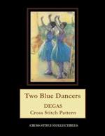 Two Blue Dancers: Degas Cross Stitch Pattern 