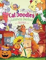 Cat Doodles Cuteness Overload Coloring Book for Adults and Kids