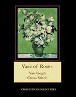 Vase of Roses: Van Gogh Cross Stitch Pattern 