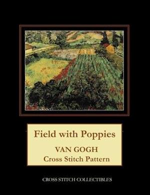 Field with Poppies: Van Gogh Cross Stitch Pattern