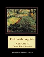 Field with Poppies: Van Gogh Cross Stitch Pattern 