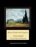 Wheat Field with Cypress: Van Gogh Cross Stitch Pattern 