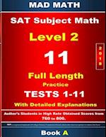 2018 SAT Subject Math Level 2 Book a Tests 1-11