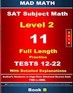 2018 SAT Subject Math Level 2 Book B Tests 12-22