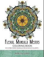 Floral Mandala Motifs Coloring Book