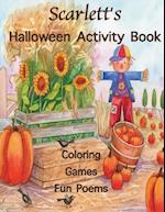 Scarlett's Halloween Activity Book