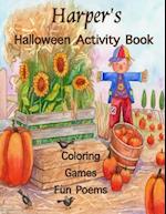 Harper's Halloween Activity Book