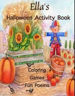 Ella's Halloween Activity Book