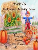 Avery's Halloween Activity Book
