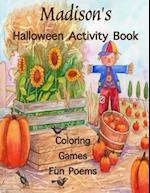 Madison's Halloween Activity Book