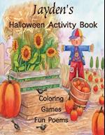 Jayden's Halloween Activity Book