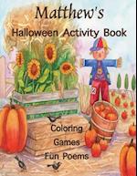 Matthew's Halloween Activity Book