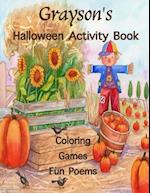 Grayson's Halloween Activity Book