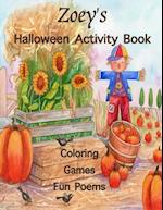 Zoey's Halloween Activity Book