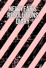 New Year's Resolutions Diary