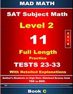 2018 SAT Math Level 2 Book C Tests 23-33