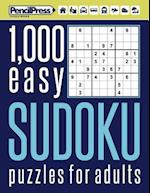 1000 easy Sudoku puzzles book for adults: Puzzle book for adults easy 1,000+ by 