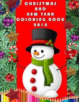 Christmas and New Year Coloring Book 2018