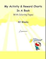 My Activity & Reward Charts in a Book with Coloring Pages (60 Weeks)