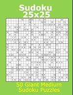 Sudoku 25x25 50 Giant Medium Sudoku Puzzles