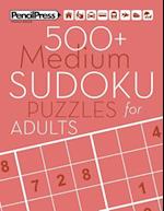 500+ Medium Sudoku Puzzles for Adults: Sudoku Puzzle Books Medium (with answers) 