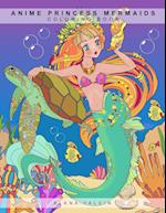 Coloring Book Anime Princess Mermaids