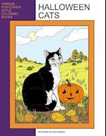 Halloween Cats: Coloring Book 