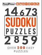 Sudoku Puzzles: Over 500 Easy Sudoku puzzles for adults (with answers) 