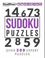 Sudoku Puzzles: Over 500 Expert Sudoku puzzles for adults (with answers) 