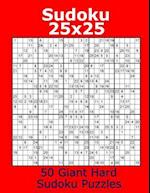 Sudoku 25x25 50 Giant Hard Sudoku Puzzles