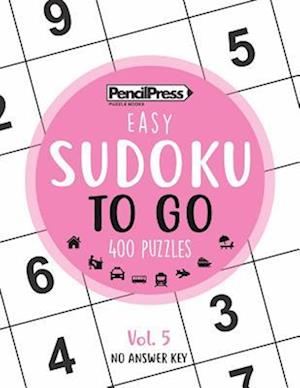 SUDOKU TO GO (400 Puzzles, easy): Sudoku Puzzle Books for adults